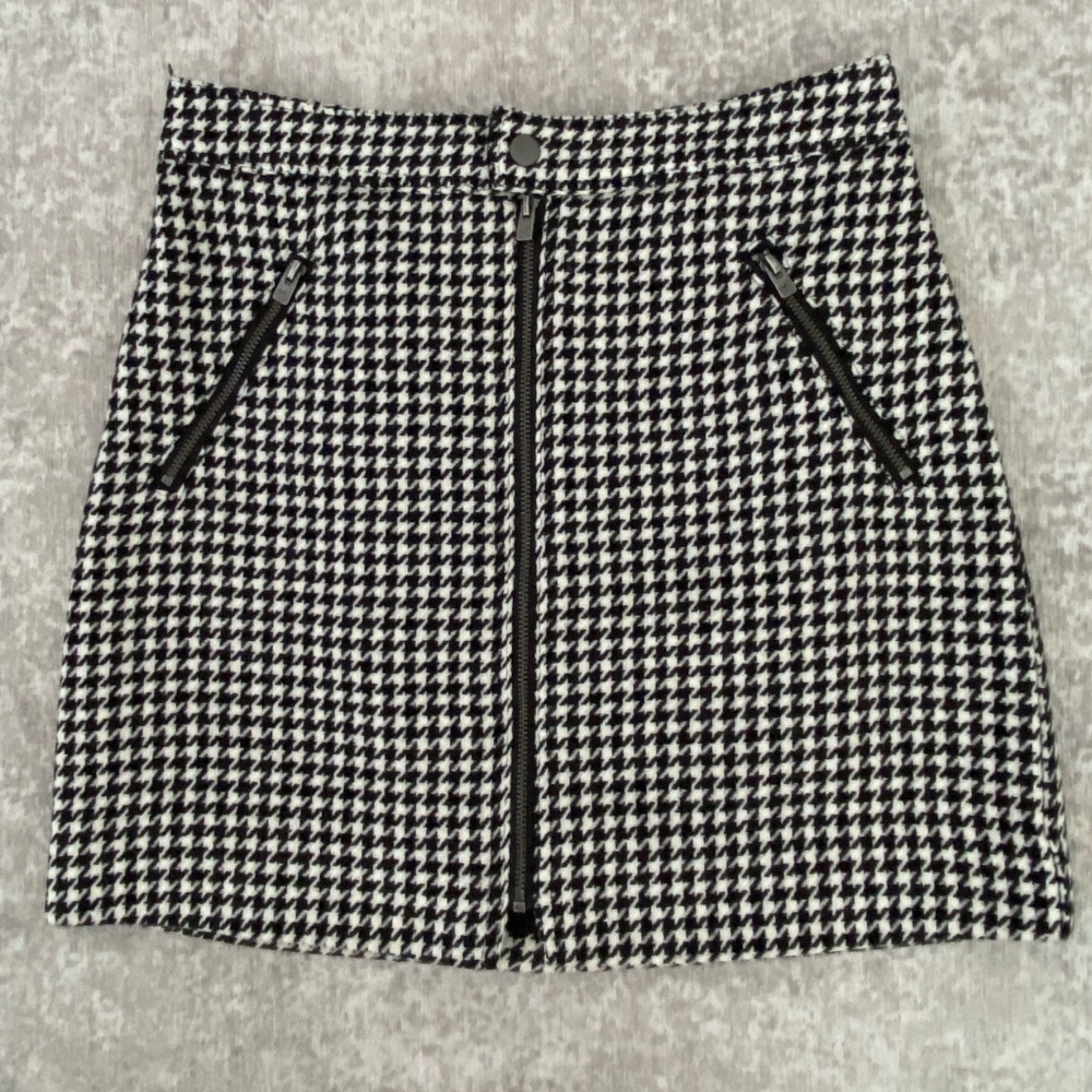 Hollister Houndstooth Mini Skirt (S)